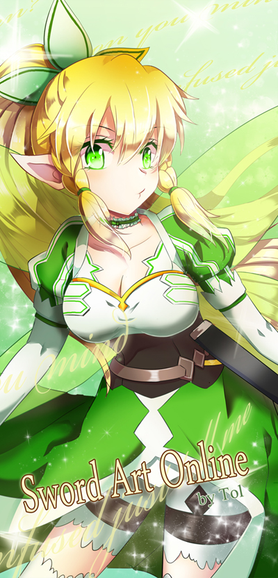 leafa (sword art online) drawn by tora_(tora_factory)