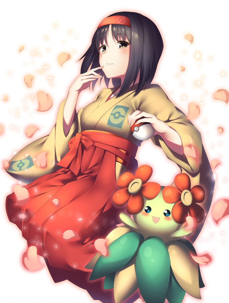 erika and bellossom (pokemon and 1 more) drawn by yonomo