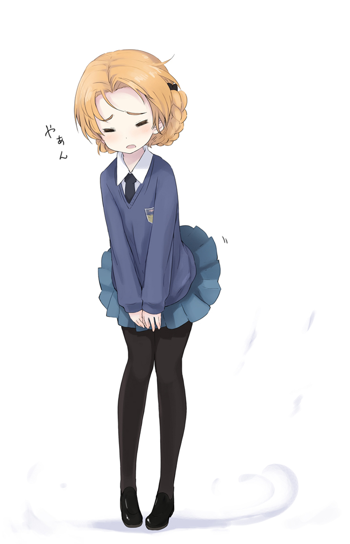 orange pekoe (girls und panzer) drawn by abe_kanari