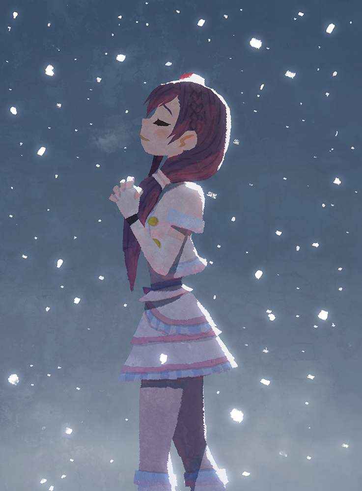 tojo nozomi (love live! and 1 more) drawn by hyogonosuke