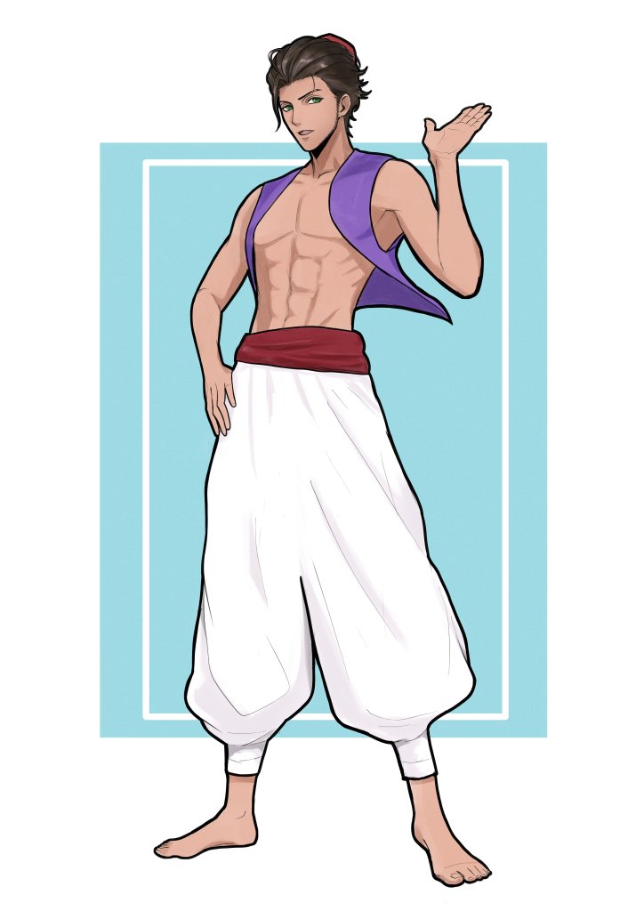 claude von riegan and aladdin (fire emblem and 2 more) drawn by tori_art07