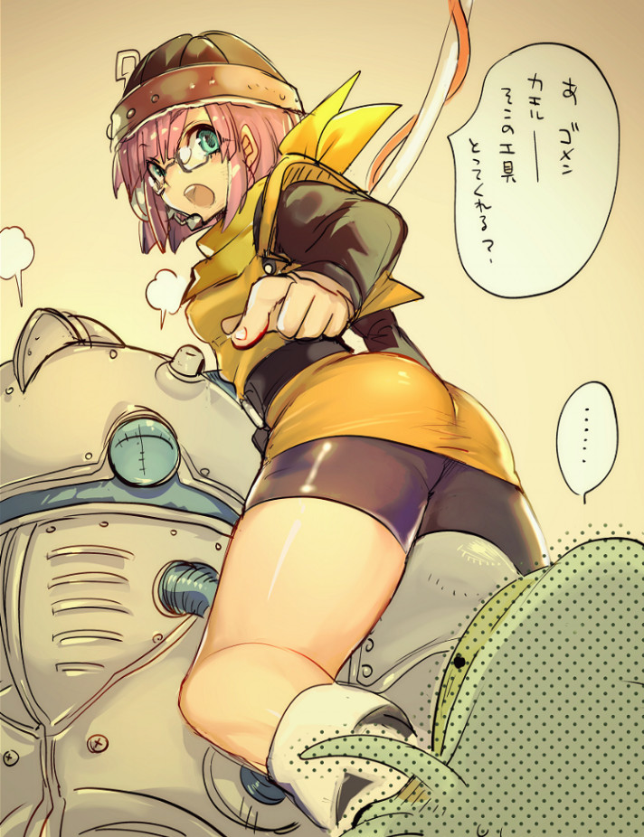 lucca ashtear, robo, and frog (chrono trigger) drawn by narita_imomushi