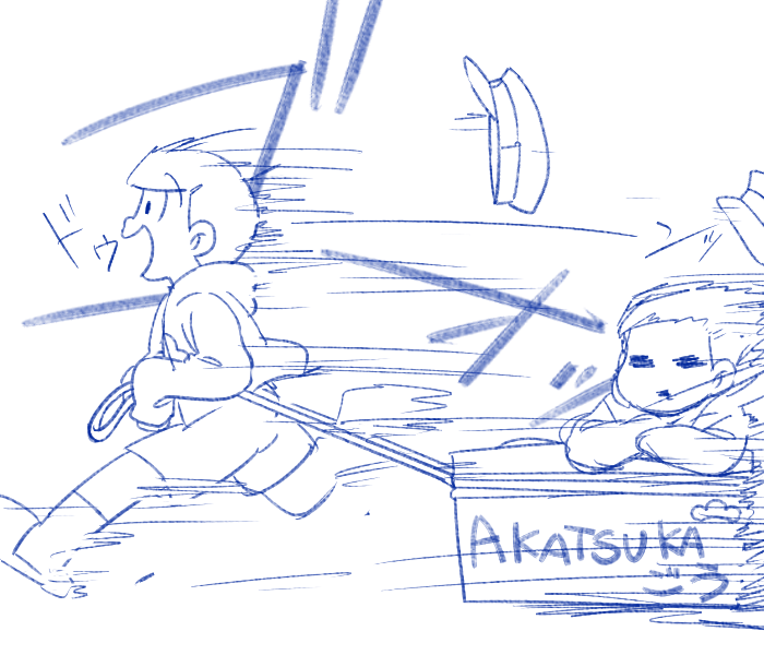 matsuno osomatsu and matsuno jyushimatsu (osomatsu and 1 more) drawn by osmt365
