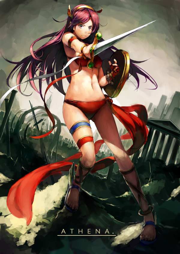 princess athena (athena) drawn by a.q.u.a