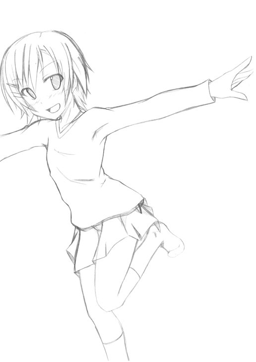 makoto and mako-chan (minami-ke) drawn by kaishinshi