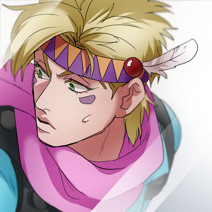 caesar anthonio zeppeli (jojo no kimyou na bouken and 1 more) drawn by isamu