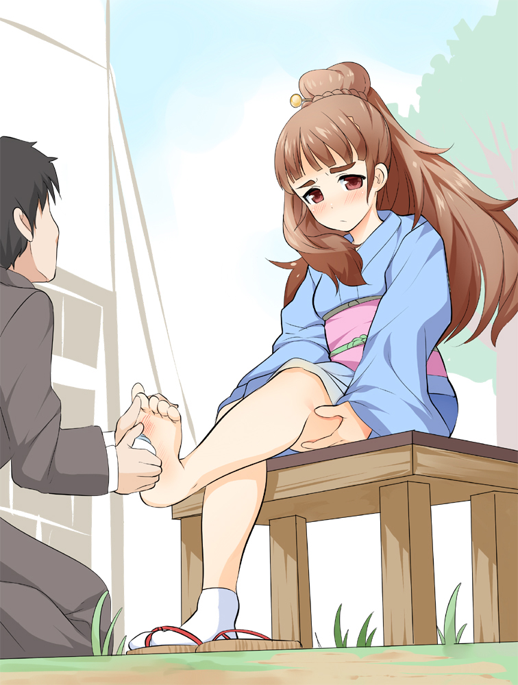 kamiya nao (idolmaster and 1 more) drawn by kosaka_donten