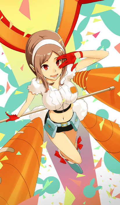 tsukishiro mina (getsumento heiki miina) drawn by ochakai_shin'ya