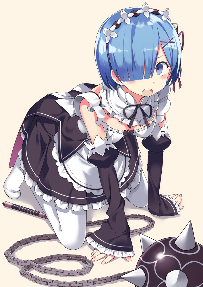 rem (re:zero kara hajimeru isekai seikatsu) drawn by kuhotaka