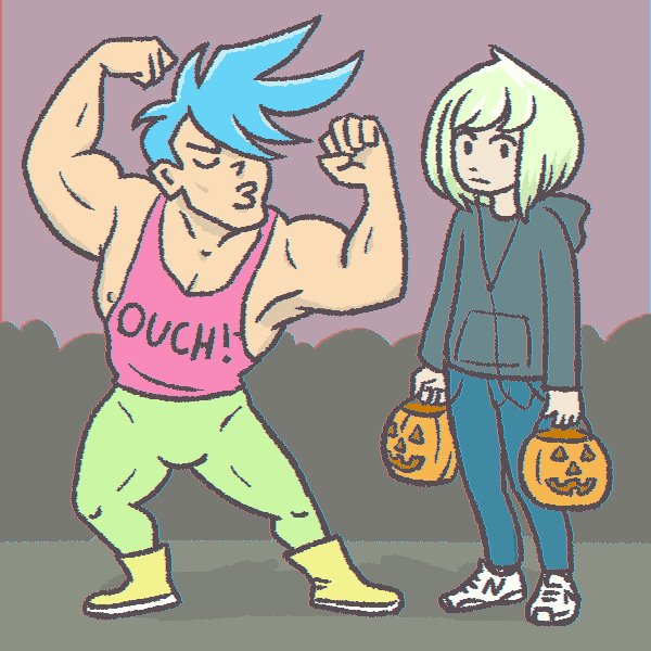 lio fotia and galo thymos (promare) drawn by truffleduster