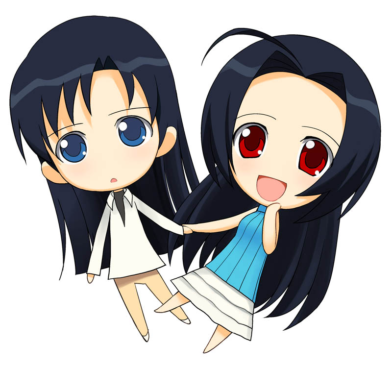kisaragi chihaya and miura azusa (idolmaster and 1 more) drawn by a1_(initial-g)