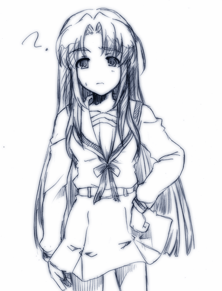 asakura ryoko (suzumiya haruhi no yuuutsu) drawn by cea_se