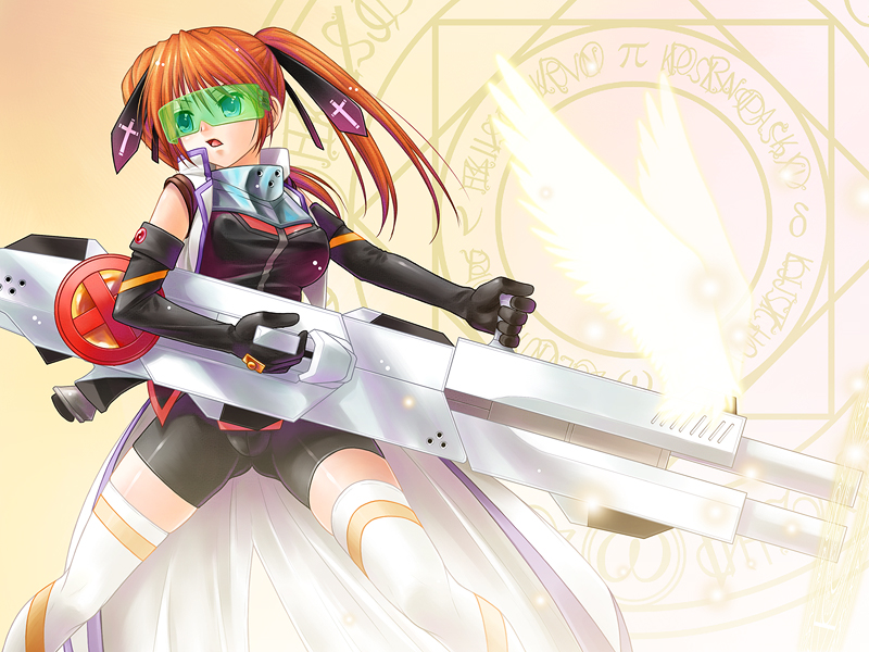 teana lanster and cross mirage (lyrical nanoha and 1 more) drawn by ayato