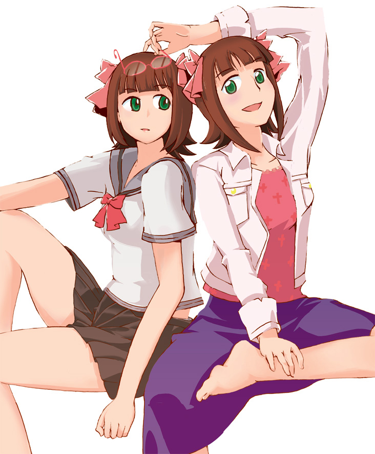 amami haruka (idolmaster and 1 more) drawn by uchi