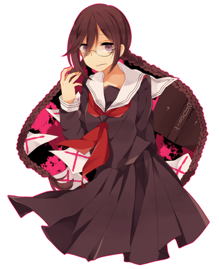 fukawa toko (danganronpa and 1 more) drawn by minamiya_mia