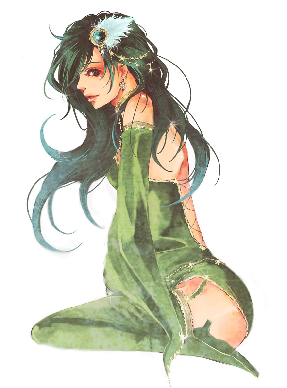 rydia (final fantasy and 1 more) drawn by ruriha1983