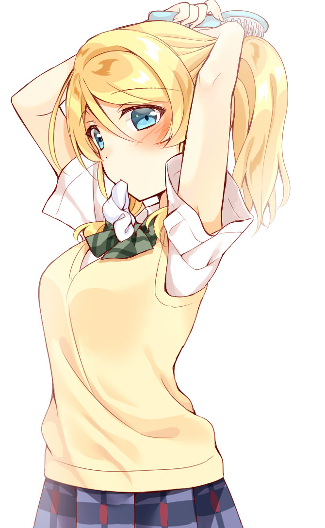 ayase eli (love live! and 1 more) drawn by mogu_(au1127)