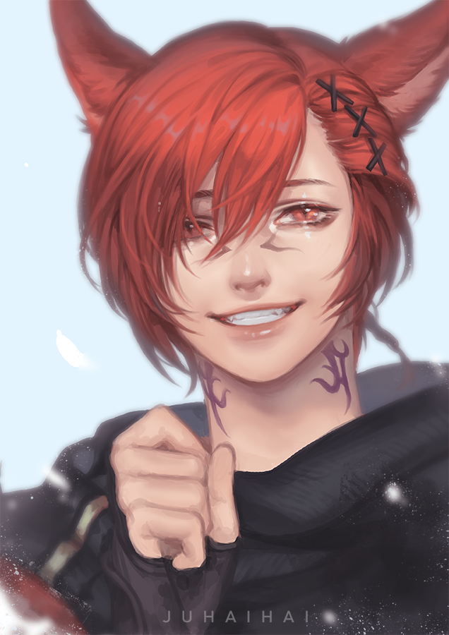 g'raha tia (final fantasy and 1 more) drawn by juhaihai