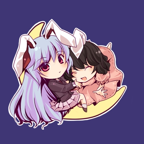 reisen udongein inaba and inaba tewi (touhou) drawn by n-mix