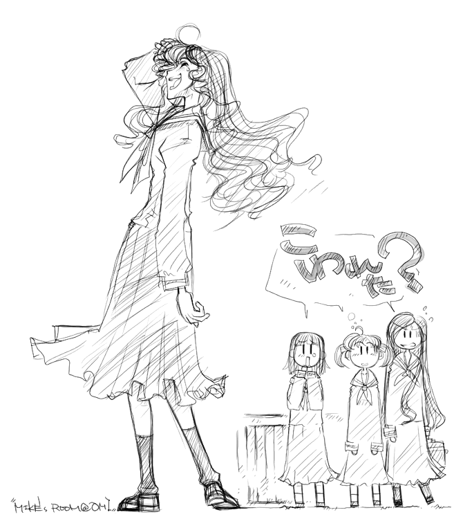 fukuzawa yumi, toudou shimako, ogasawara sachiko, and nijou noriko (maria-sama ga miteru) drawn by mike156