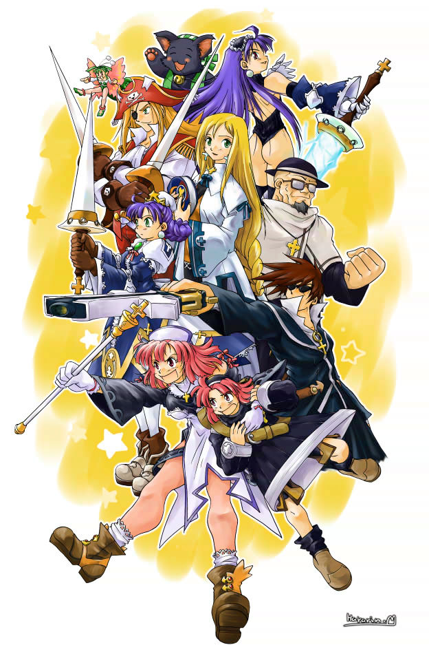 prier, eclair, dark eclair, culotte, croix raoul, and 5 more (la pucelle)