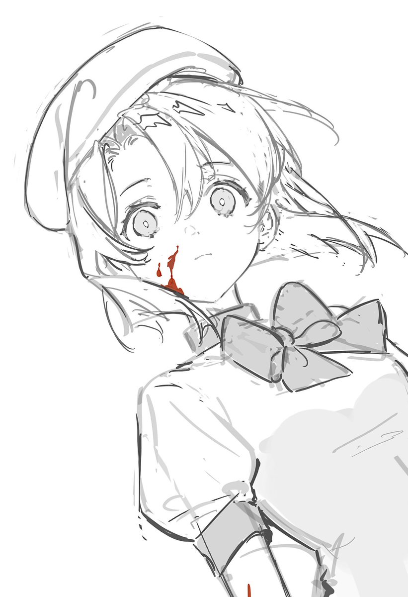 ryuuguu rena (higurashi no naku koro ni) drawn by soybean_(hisoybean)