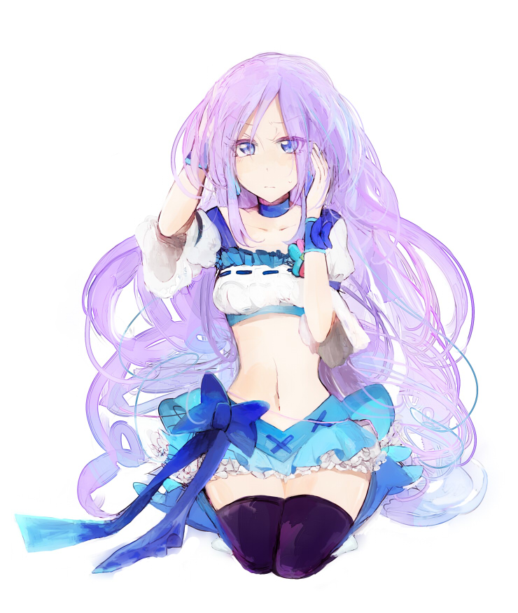 aono miki and cure berry (precure and 1 more) drawn by shijima_(agkm)
