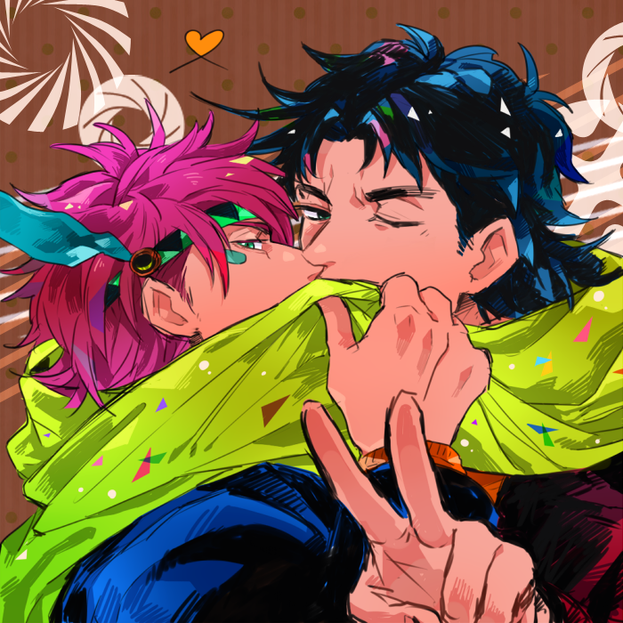 joseph joestar and caesar anthonio zeppeli (jojo no kimyou na bouken and 1 more) drawn by oreha00701