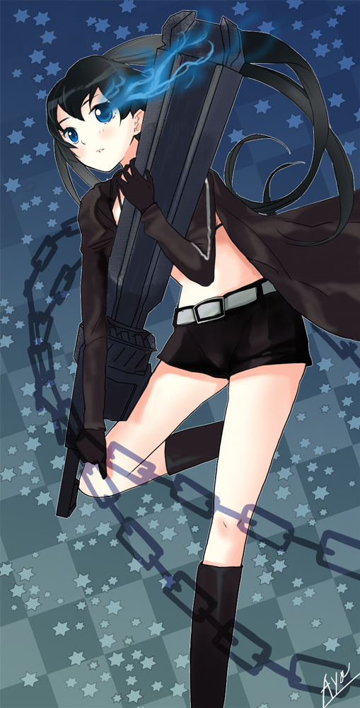 black rock shooter (black rock shooter) drawn by tsukushi_ayaka