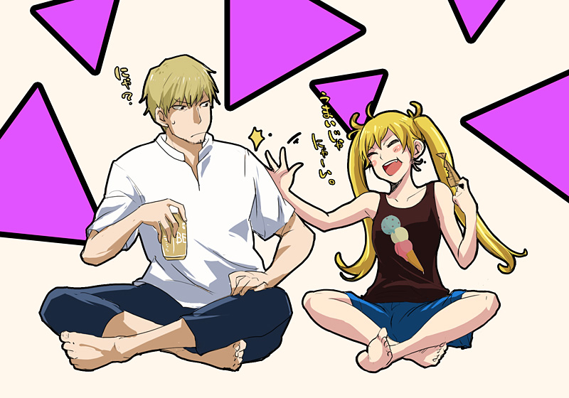 kojika shinobu and yagi yuusuke (amaama to inazuma) drawn by 71_(nanaichi_drafting)