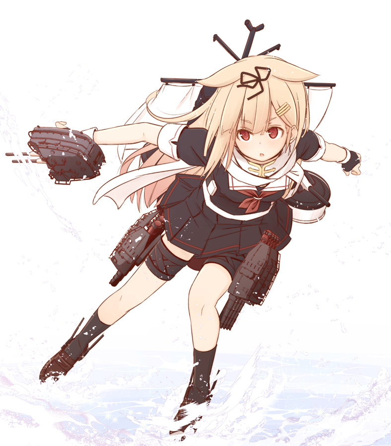 yuudachi and yuudachi kai ni (kantai collection) drawn by fujisaki_yuu