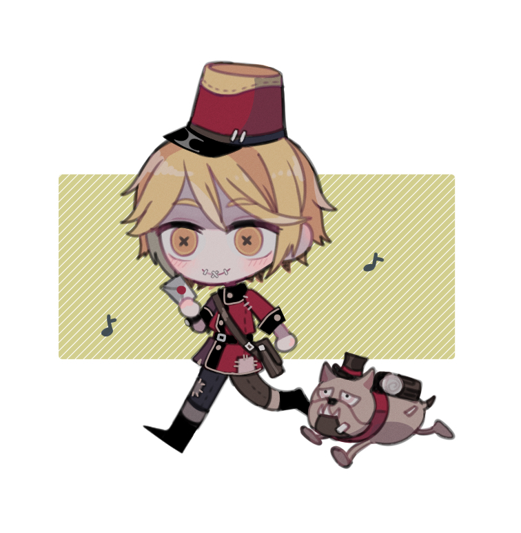 victor grantz and wick (identity v) drawn by tendenbarabara