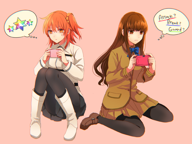 fujimaru ritsuka and kishinami hakuno (fate and 2 more) drawn by shidomura