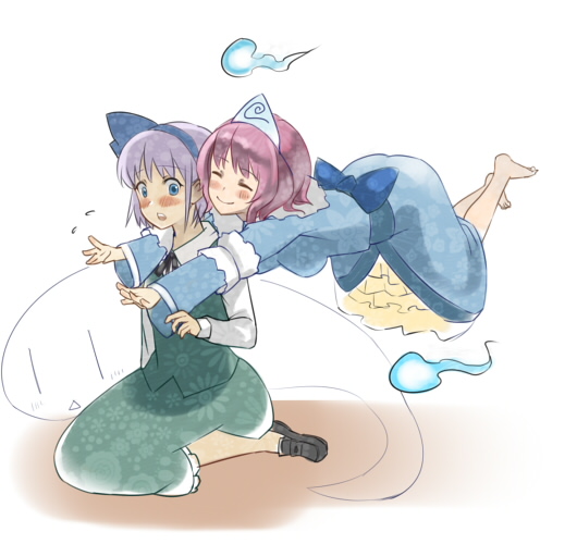 konpaku youmu and saigyouji yuyuko (touhou) drawn by mugishima_orie