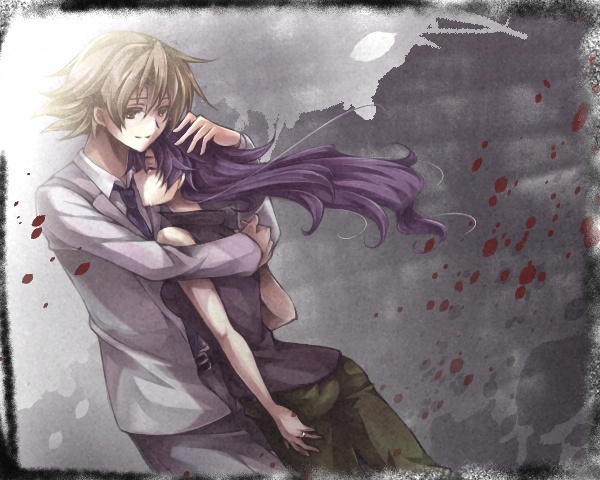 uryuu minene and nishijima masumi (mirai nikki) drawn by touko_(wisterio)