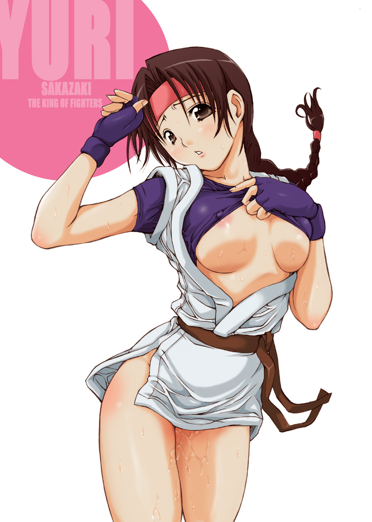 yuri sakazaki (the king of fighters and 1 more) drawn by chiyou_yoyuchi