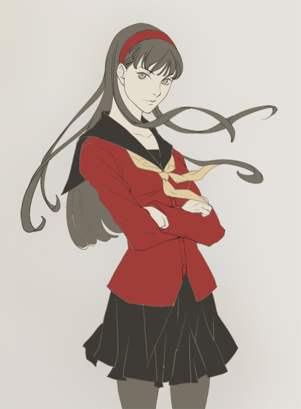 amagi yukiko (persona and 1 more) drawn by eriya-j