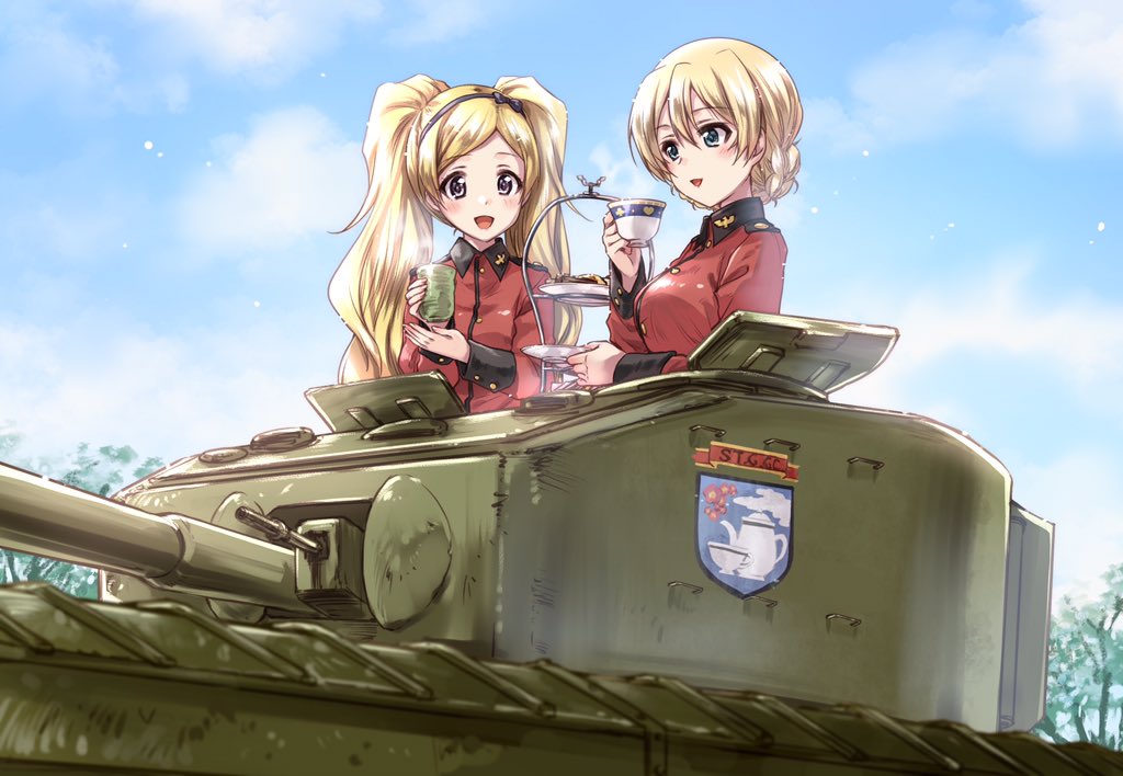 Darjeeling And Emily Stewart Idolmaster And 2 More Drawn By Kuroi Mimei Danbooru