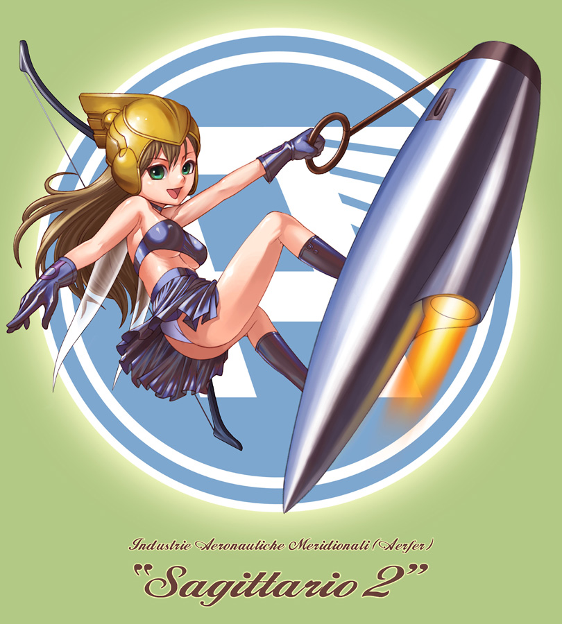 aerfer sagittario 2 (original) drawn by janome_gochou