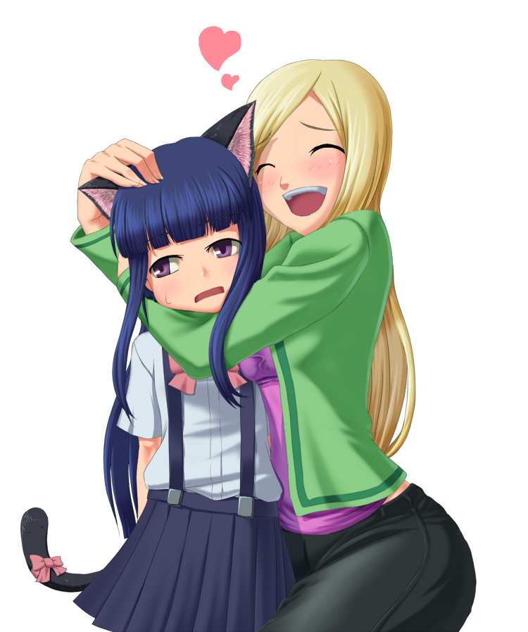 furude rika and takano miyo (higurashi no naku koro ni) drawn by akimichi