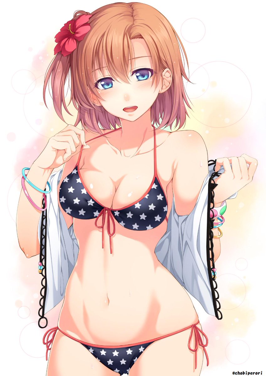 kosaka honoka (love live! and 1 more) drawn by chobipero