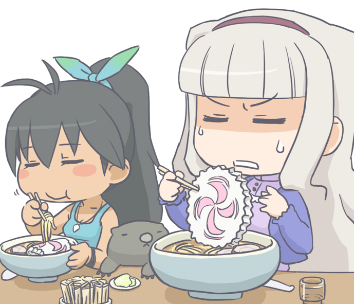 shijou takane and ganaha hibiki (idolmaster) drawn by ebinera