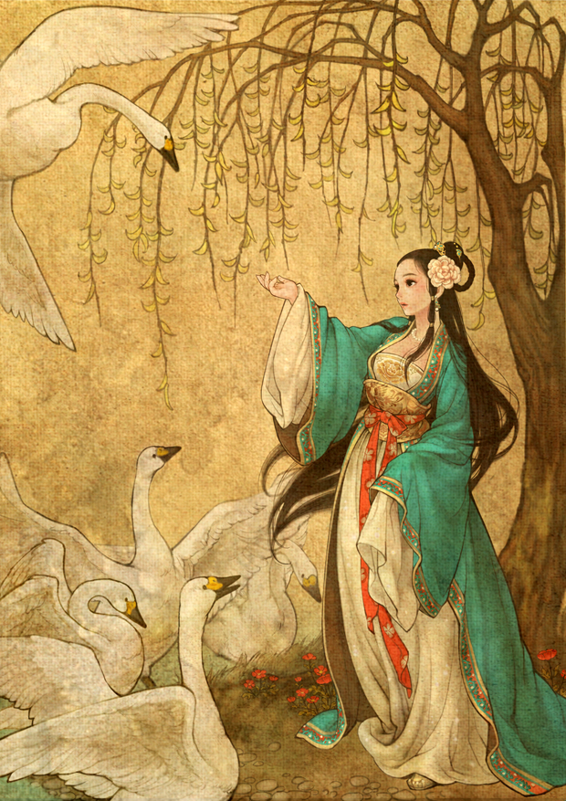 andersen's fairy tales and 1 more drawn by nayoung_wooh