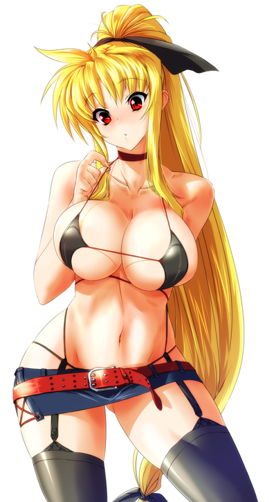 fate testarossa (lyrical nanoha and 1 more) drawn by nekomamire