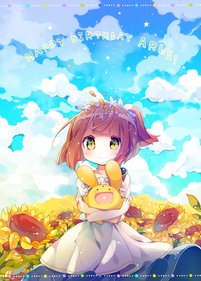 arle nadja and carbuncle (puyopuyo and 1 more) drawn by ana_(rznuscrf)
