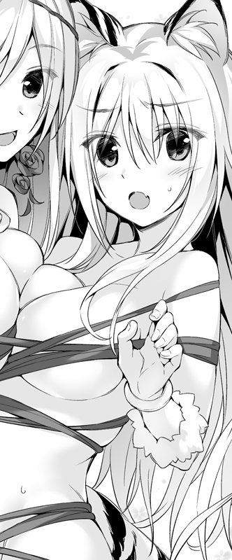 emeraude and reina (watashitachi to issho nara sekai saikyou ikechaimasu yo?) drawn by oryo_(oryo04)
