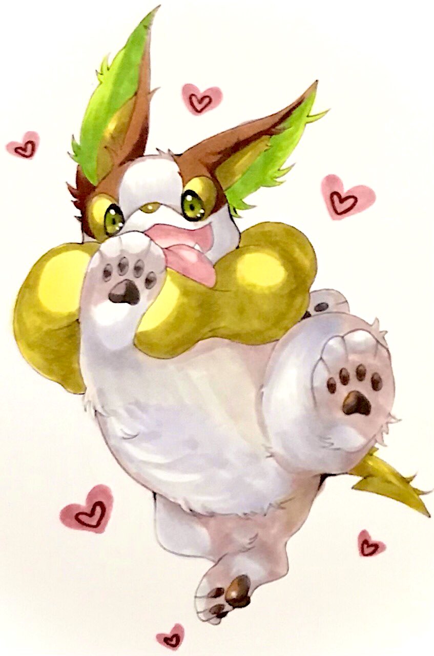 yamper (pokemon) drawn by mofuo