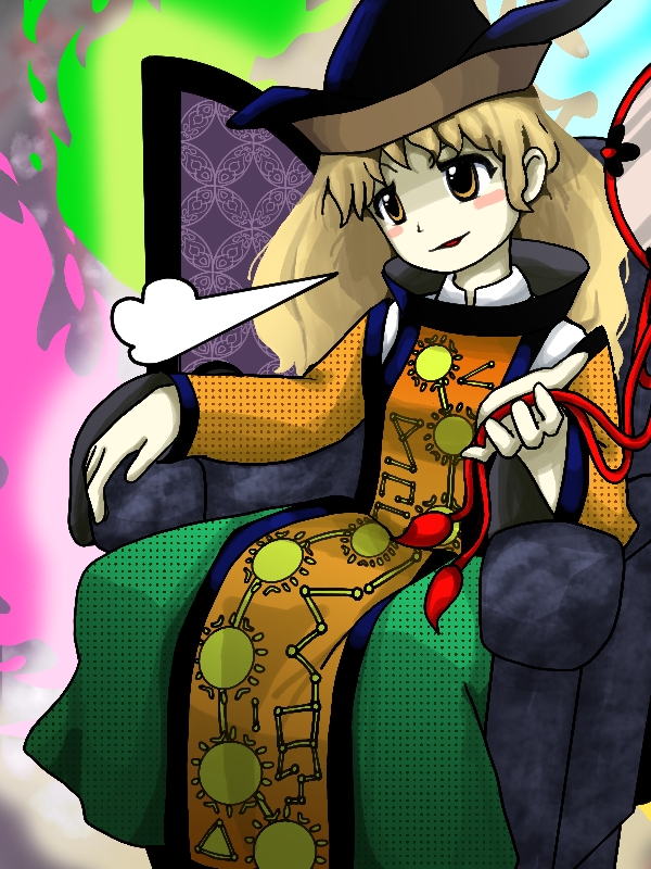 matara okina (touhou and 1 more) drawn by user_ykef3543