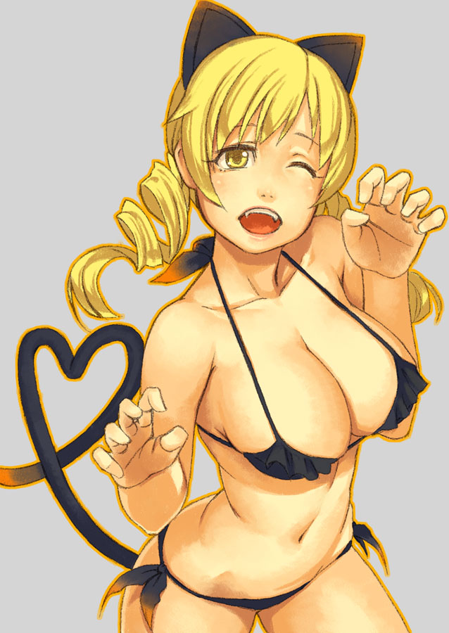 tomoe mami (mahou shoujo madoka magica) drawn by yuuji_(and)