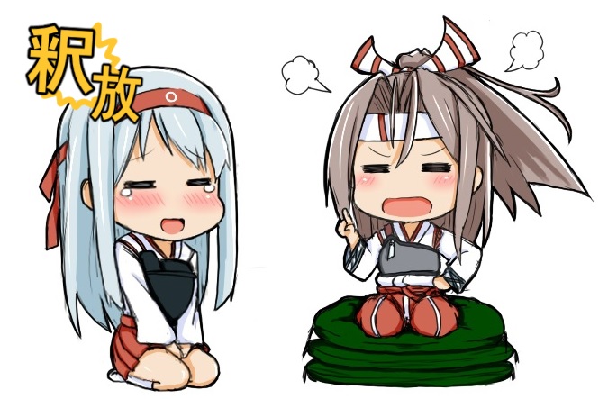 shoukaku and zuihou (kantai collection) drawn by atsushi_(aaa-bbb)